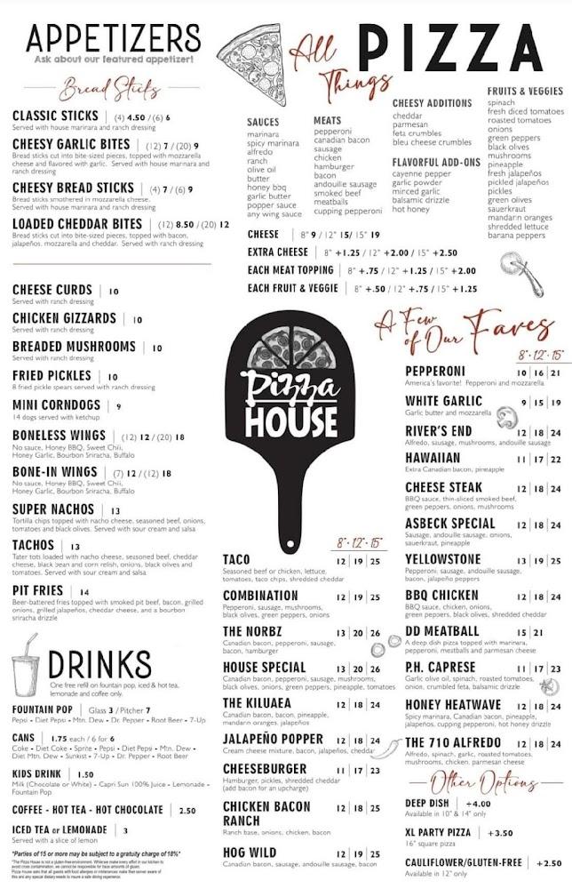 Pizza House Bacon Cheeseburger